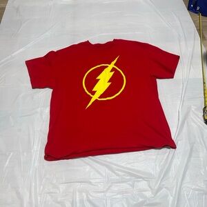 DC Comics Red Shirt with Yellow Design